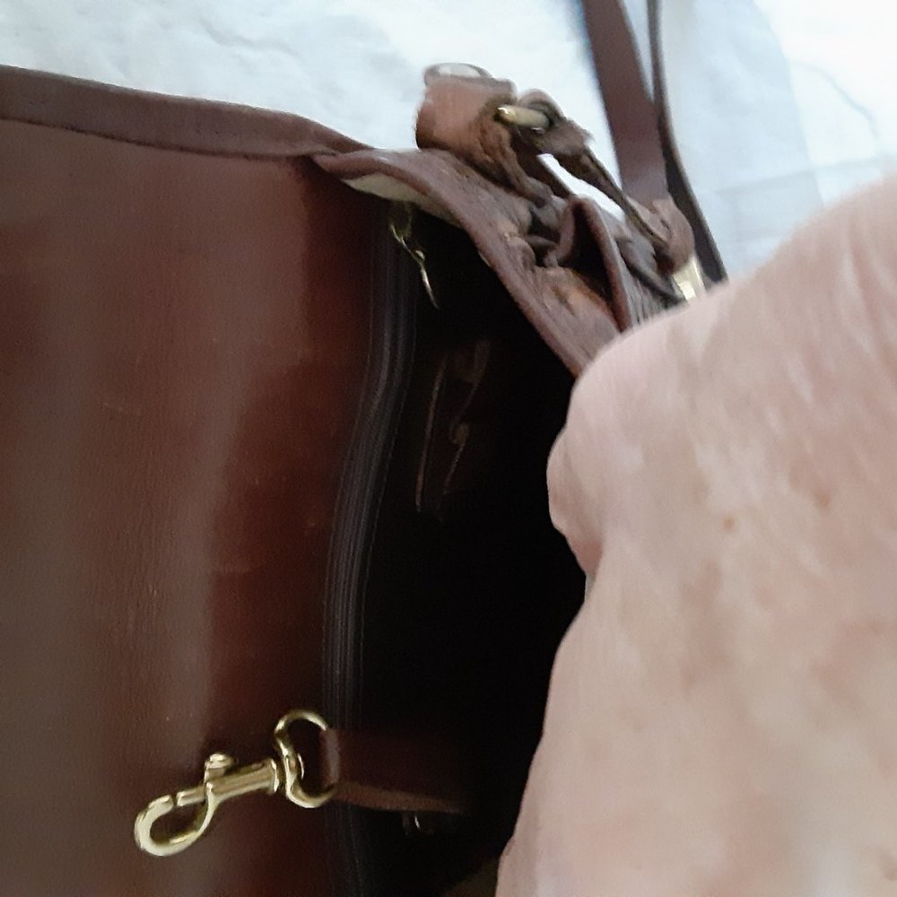 Vintage croc alligator cross body bag Brahmin - Picture 15 of 16